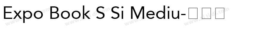 Expo Book S Si Mediu字体转换